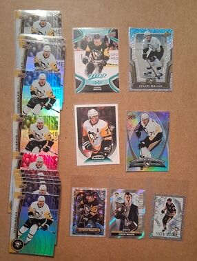 Evgeni Malkin Hockey Card Lot - Pittsburgh Penguins - White, Black, Gold